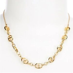 Kate Spade Gold Duo-Link Necklace and earring set
